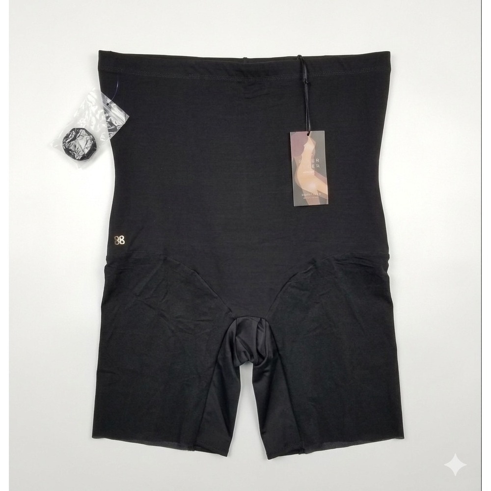 Honeylove‎ Super Power Short Onyx Black High Waist Shapewear 3X Structured NWT